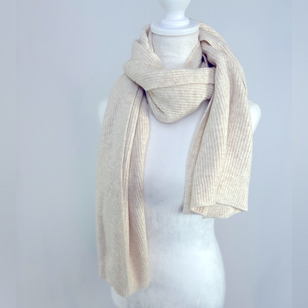 NEW / Jcrew Ribbed scarf in Supersoft yarn - Picture 1 of 5